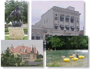 Collage of San Marcos, Texas